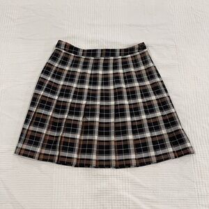 Urban Outfitters Black and Brown Checkered Skirt